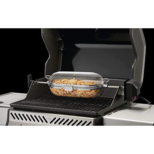 Napoleon 64000 Rotisserie Basket Grill Accessory, Stainless Steel