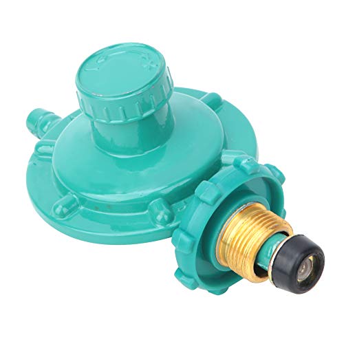 mumisuto Gas Tank Pressure Regulator Household Liquefied Gas Pressure Reducing Valve Adjustable for BBQ Camping cookers Caravan Plumber (Gas Valve Without Meter)