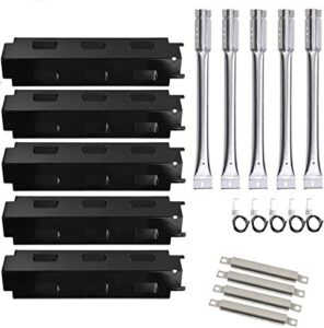 grill replacement parts for charbroil 463230515 463230514 463239915 grills, grill burner, heat plate shield, crossover tubes, ignitor repair kit for charbroil 463230512 463230513 463230511 gas grills