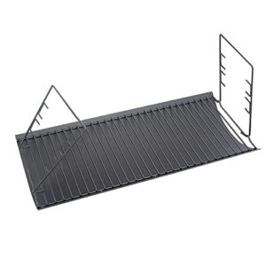 27 inch charcoal ash pan replacement for char-griller 1224 1324 2121 2222 2727 2828 2929, charbroil 17302056 grill grates replacement with 2pcs grate hanger