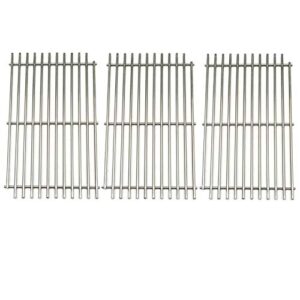 direct store parts ds107 (3-pack) solid stainless steel cooking grids replacement for dcs 36, 48 series gas grill (3)