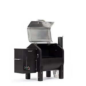 Green Mountain Trek Wi-Fi Controlled Portable Wood Pellet Tailgating Grill - Small Smoker Grill for BBQ, Camping, Tailgating, RV