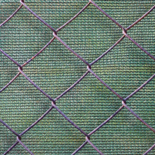 Relaxdays Fence Netting, Privacy Shield for Fences & Railing, HDPE Net, UV-Resistant, Weatherproof, 1.8 x 25 m, Green