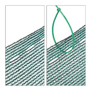 Relaxdays 10028083_1134, Green Fence, Privacy Shield for Fences & Railing, HDPE Net, UV-Resistant, Weatherproof, 1x10m, 1 x 10 Meter