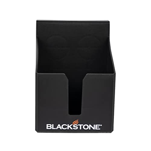 Blackstone 5396 Magnetic Beverage (2 Piece) Squeeze Holder for Grill, Griddle Accessories, Storage for BBQ Bottles, Seasonings, Portable, Easy to Install, Black