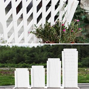 LIXIONG Garden Fence Screen Patio Expanding Fence Solid Wood Plant Palisades Flower Bed Animal Barrier Restaurants Hotels Privacy Screen，4 Size (Color : A, Size : 70x160cm)