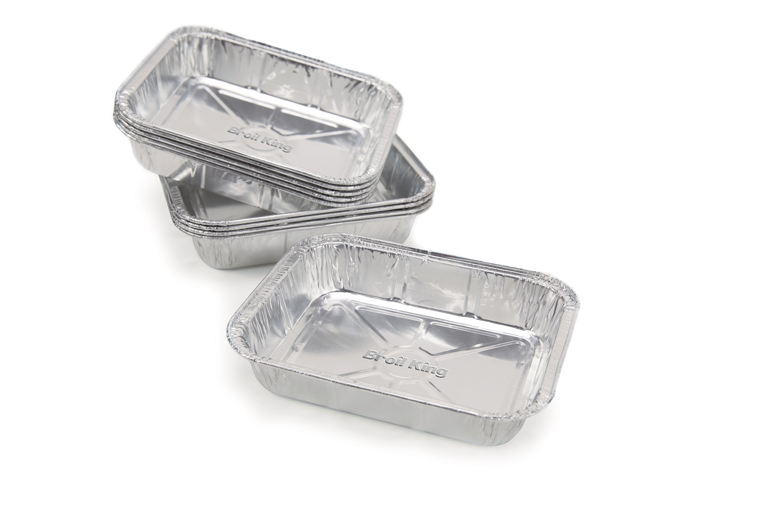 Broil King 50416 Small Drip Pan - 10-pack,Silver