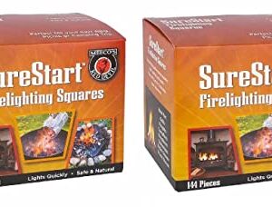 MEECO'S RED DEVIL SureStart Fire Starter Squares (2)