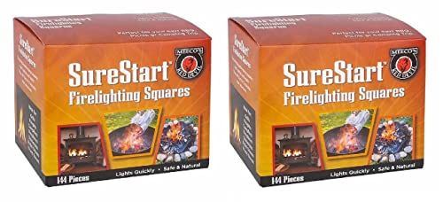 MEECO'S RED DEVIL SureStart Fire Starter Squares (2)