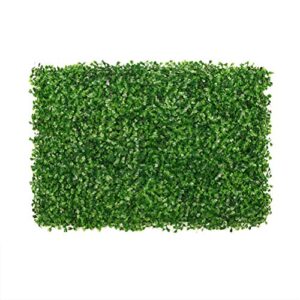 16×24″ artificial boxwood panels topiary hedge plants artificial greenery fence panels for greenery walls,garden,privacy screen,backyard,outdoor, indoor, garden, fence, backyard and home décor (b)