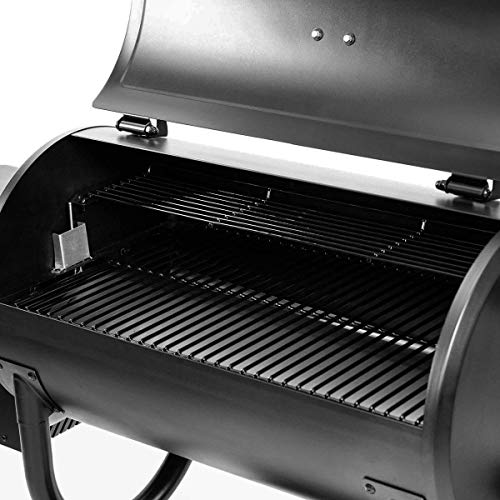 Z GRILLS ZPG-550B 2022 Upgrade Wood Pellet Grill & Smoker 8 in 1 BBQ Auto Temperature Control, Cooking Area, 550 sq in Black