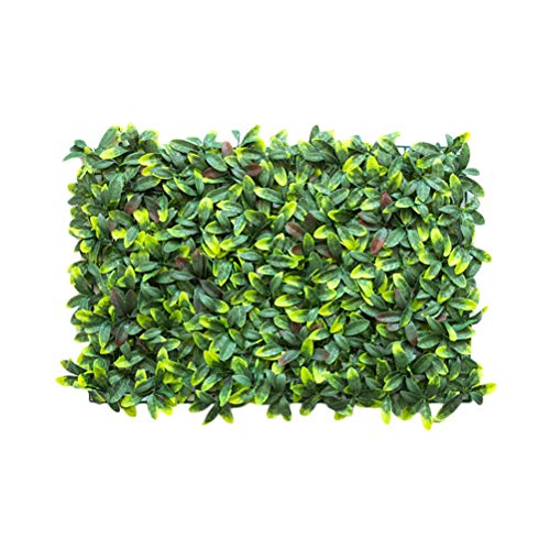 canjoyn Artificial Boxwood Panels Topiary Hedge Plants Artificial Greenery Fence Panels for Greenery Walls,Garden,Privacy Screen,Backyard,Outdoor, Indoor, Garden, Fence, Backyard and Home Décor (F)