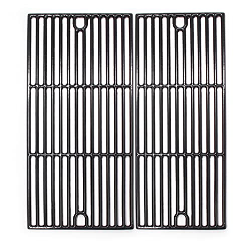 Hongso 17 5/8" x 19 1/8" Cast Iron Grill Grates Replacement Parts for Master Forge SH3118B, Brinkmann 810-3820-S, 810-3821-F, 810-3821-S, Dyna-Glo DGP350NP and Master Forge MFA350CNP Gas Grills PCG222