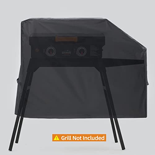 Grill Cover for Blackstone 22 inch 17 inch Griddle with Hood and Stand, NOELIFE Waterproof Griddle Cover Windproof and UV Resistant Outdoor BBQ Grilling Cover with Bonus Storage Bag (Cover Only)