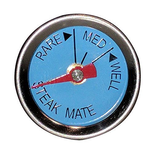 SteakMate Color Coded Outdoor Grilling Steak Thermometers, Set of 6