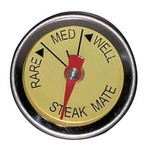 SteakMate Color Coded Outdoor Grilling Steak Thermometers, Set of 6