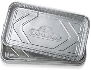 napoleon 62008 drip tray, large, 5-pack