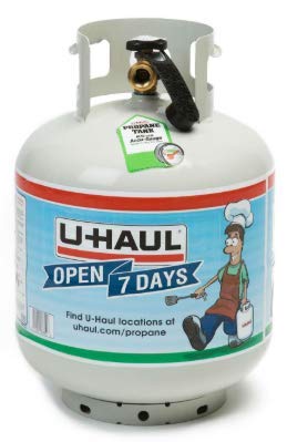 U-Haul 20 lb. Propane Tank- POL and QCC Compatible - Approx. 4.6 Gallon Propane Gas Capacity