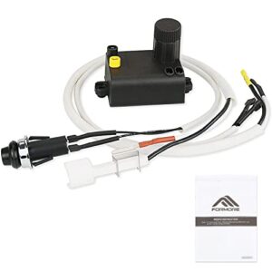 hisencn 7642 grill igniter for weber spirit 210 & spirit 310 gas grill models with up front controls (model years 2013 and newer)