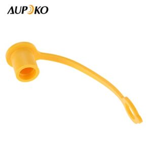 Aupoko Propane Natural LP Gas Quick Disconnect Dust Cap Plug Cover, 3/8" Natural Gas Quick Connect Rubber Dust Cap and Plug