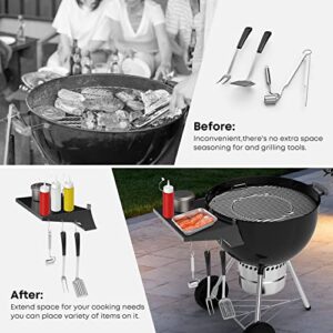 Stanbroil Grill Side Table for 22 Inch Weber Master-Touch & Original Kettle & Original Kettle Premium Charcoal Grills