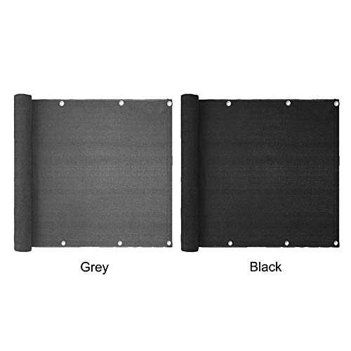 BOICXM 16x3ft Balcony Privacy Screen Balcony Fence Cover Fence Windscreen Balcony Deck Privacy Screen for Apartment,Porch Deck, Outdoor, Backyard, Patio, Balcony to Cover Sun Shade