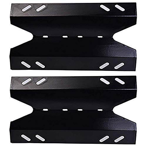 Votenli P9202A (2-Pack) 11 13/16" Porcelain Steel Heat Plate Replacement for Select Gas Grill Model SAMS B10PG20-2C, B10PG20-2R, GR2001402-MM-00, GR3055-014571