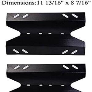 Votenli P9202A (2-Pack) 11 13/16" Porcelain Steel Heat Plate Replacement for Select Gas Grill Model SAMS B10PG20-2C, B10PG20-2R, GR2001402-MM-00, GR3055-014571