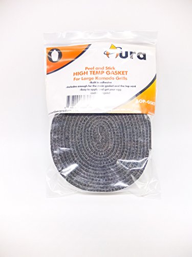 Aura outdoor products High Temp Replacement Gasket for Large Egg Grills, Peel and Stick! - Big Green Egg, Kamado Joe and More