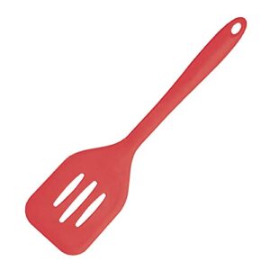 farberware colourworks flexible slotted turner, one size, red