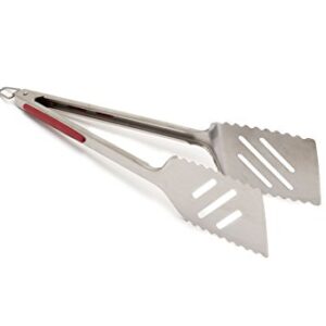 GrillPro 40240 16-Inch Stainless Steel Tong/Turner Combination, Silver
