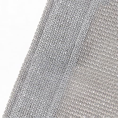 Balcony Privacy Screen Fence Windscreen Anti-UV with Metal Holes for Outdoor, Backyard, Patio, Balcony Covering, Height 80/90/100/110cm (Color : Gray, Size : 90x300cm) (Grey 110x700cm)