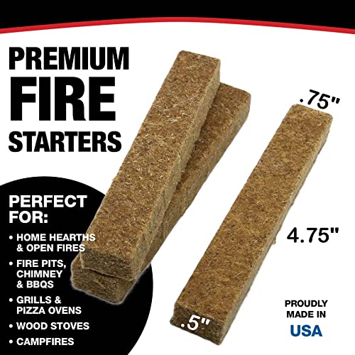 TRULite Premium Fire Starters, 20 Piece Box, USA Made, Ideal for Quickly, Safely & Naturally Lighting All Types of Grills, Bonfires, Fire Pits, Fireplaces, Wood Stoves, & Campfires!