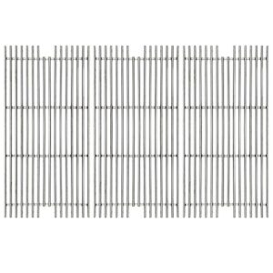 hongso 304 stainless steel grill grid grates replacement parts for viking vgbq 30 in t series, vgbq 41 in t series, vgbq 53 in t series gas grill, scd911 3 pack