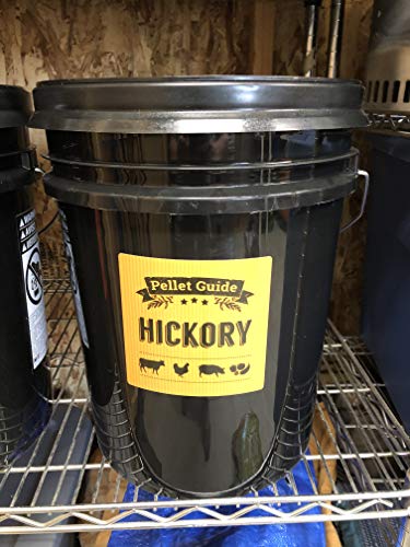 Pellet Smoker Bucket Labels for Smoker Pellet Storage