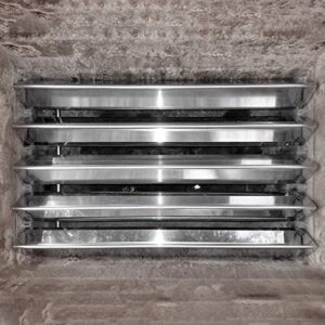 Hongso 7636 15.3" Stainless Steel Flavorizer Bars Replacement for Weber Spirit 300 Series E-310, E-320, S-310, S-320 with Front Mounted Control Panel Grills 46410674 46510001 5-Pack Heat Plates, 20GA