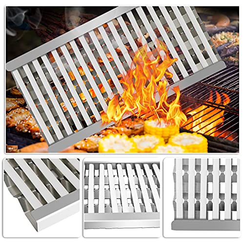 Plowo DCS Radiant Tray Ceramic Rod Complete Grill Heat Plate Shield Replacement for DCS 27DBQ, 27DBQR, 27DBR, 27DSBQ, 27DSBQR, 27FSBQ, 27FSBQR, 36DBQ, 36DBQAR, 36DBQR, 36EBQAR, 48DBQ, 48EBQR, 92911