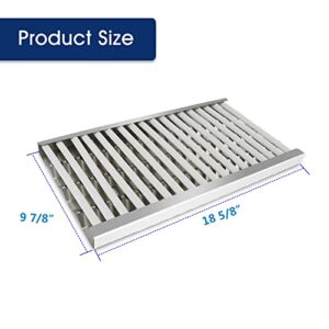 Plowo DCS Radiant Tray Ceramic Rod Complete Grill Heat Plate Shield Replacement for DCS 27DBQ, 27DBQR, 27DBR, 27DSBQ, 27DSBQR, 27FSBQ, 27FSBQR, 36DBQ, 36DBQAR, 36DBQR, 36EBQAR, 48DBQ, 48EBQR, 92911