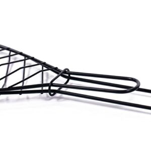 BBQGuys Signature Non-Stick Fish Grill Basket - BBQ-FB,Black