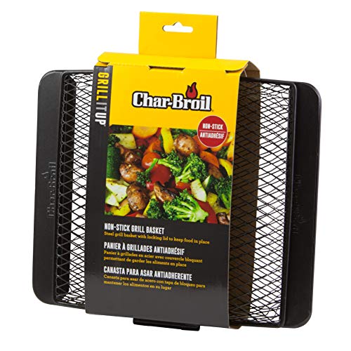 Char-Broil Non-Stick Grill Basket, Black