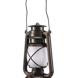 LED VIVID FLAME LED Lantern, 1Pack of LED Lanterns, Outdoor Lantern, Garden Decoration, Vintage, LED Flame Effect, LED Lanterns for Outdoor/Balcony/Patio/Outdoor