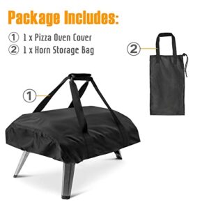 Kingling Pizza Oven Cover for Ooni Fyra 12 Pizza Ovens, Outdoor Portable Carry Pizza Grill Cover for Ooni 12 Pizza Oven Accessories