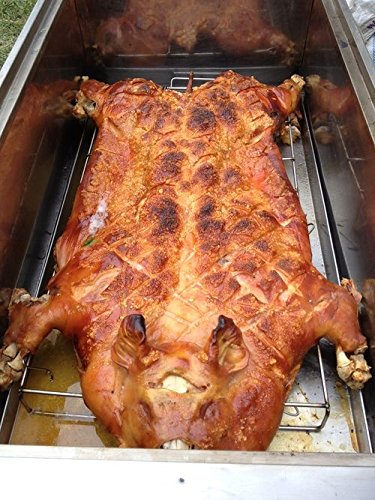 Caja China Roasting Box Pig Roaster 100lbs w/ free Cookbook and Bear Paws