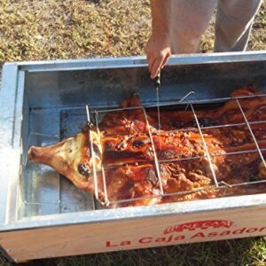 Caja China Roasting Box Pig Roaster 100lbs w/ free Cookbook and Bear Paws