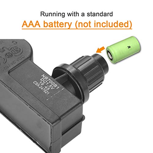 Lemfema Fire Pit Igniter Push Button Ignition Kit with 2 Outlets, Ground Wire for Fire Pit Gas Burner System, AAA Battery Type