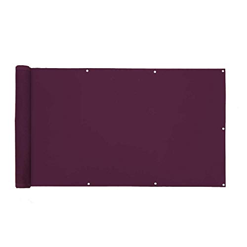 ZHhan Privacy Screen for Backyard Deck Patio Balcony Fence Porch Sun Shade PVC UV Protection Sun Wind 8 Days Delivered 14 Colors 20 Sizes 420D(Wine red,4.3'x32.8')