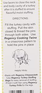 Regency Wraps Turkey Lacers, 6 Pack, Silver