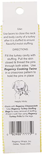 Regency Wraps Turkey Lacers, 6 Pack, Silver