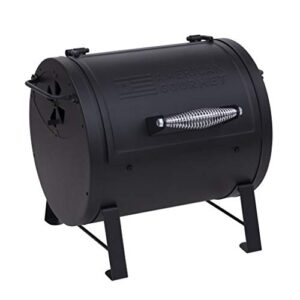 american gourmet portable charcoal barrel grill