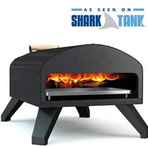 Bertello Outdoor Pizza Oven Everything Bundle - Gas, Wood & Charcoal Fired Outdoor Pizza Oven. Portable Pizza Oven AS SEEN ON SHARK TANK - PATENT PENDING